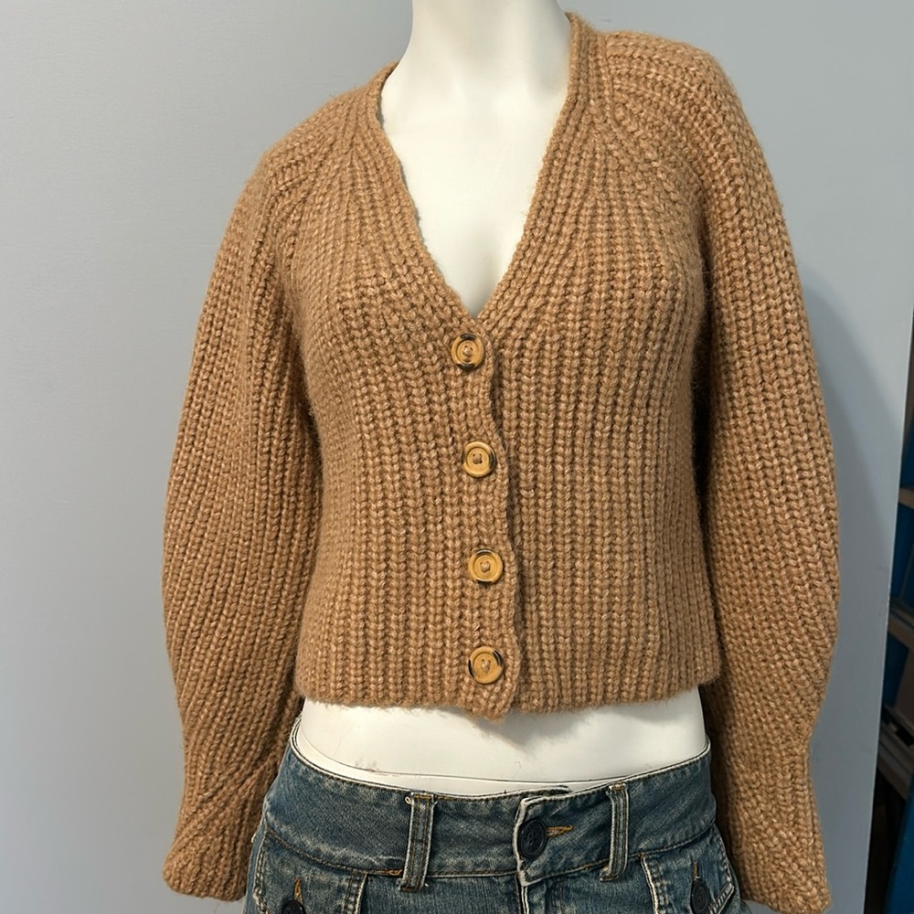 Ulla Johnson cardigan Sweater, 70% alpaca, size small. Create a bundle & save!